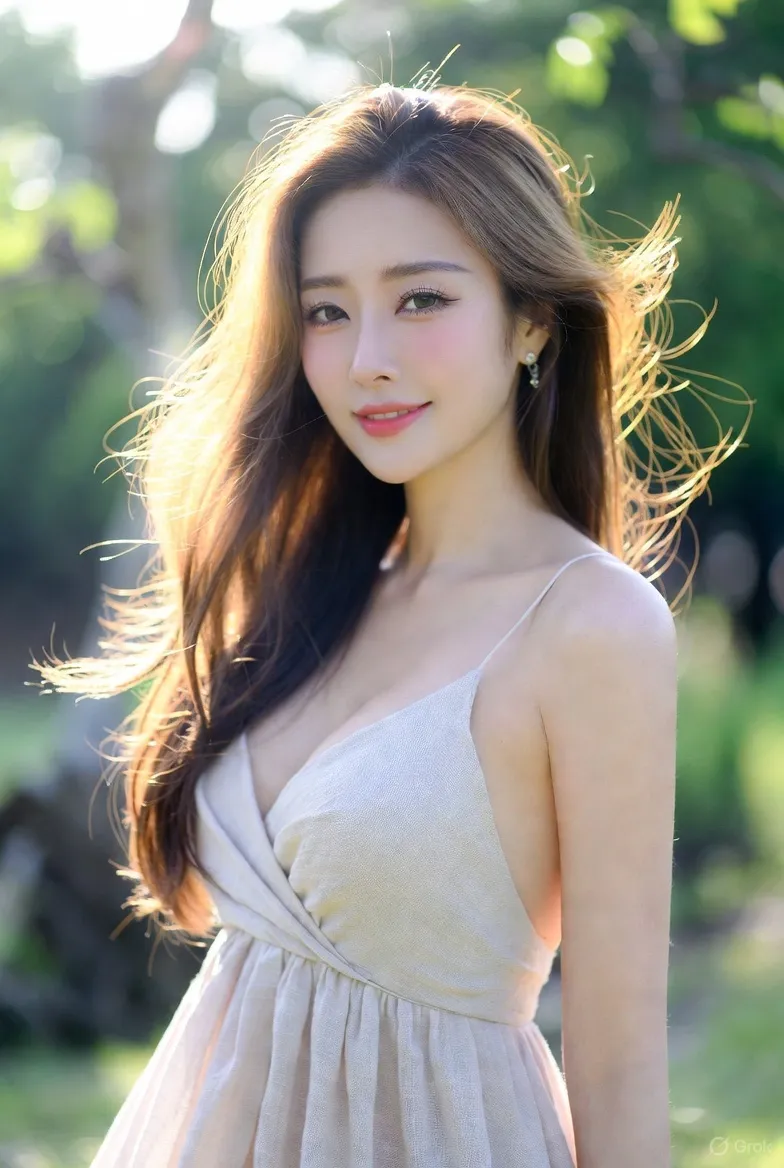 gempix2 Place a person next to a large, toy-like statue of themselves in an art gallery. before