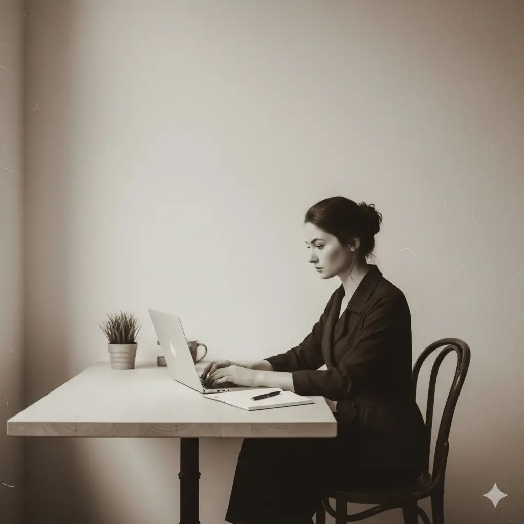 Gempix2 image prompt: Minimal workspace setup.