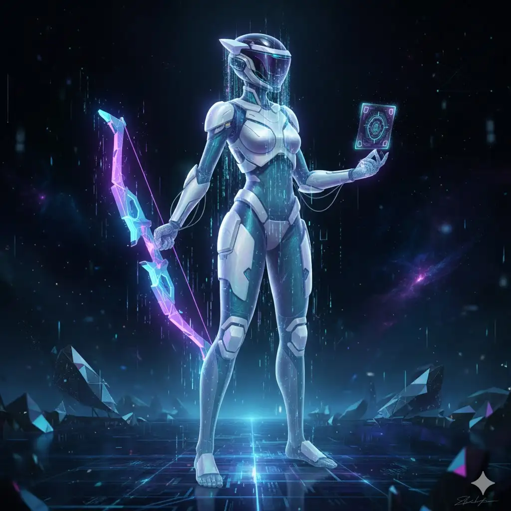 Gempix2 image prompt: Virtual reality character design.